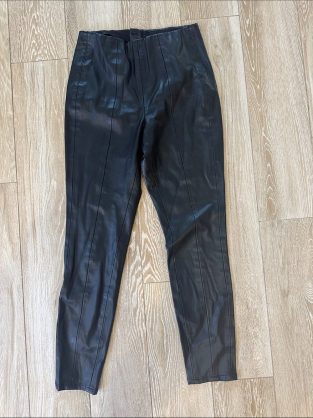 Blank NYC Black Faux Leather Pants 27